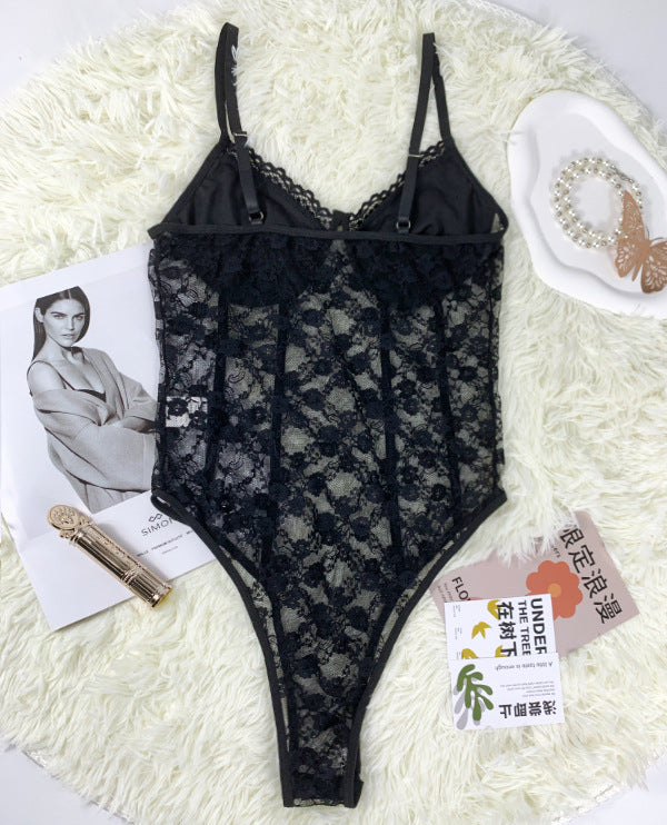 one piece Sexy Lingerie for Women lace bodysuit