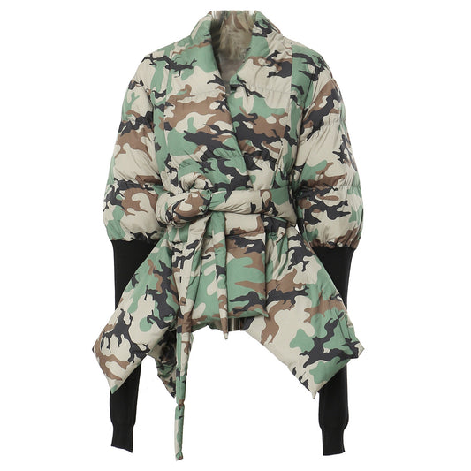 PATON Camouflage Waisted Cotton Jacket