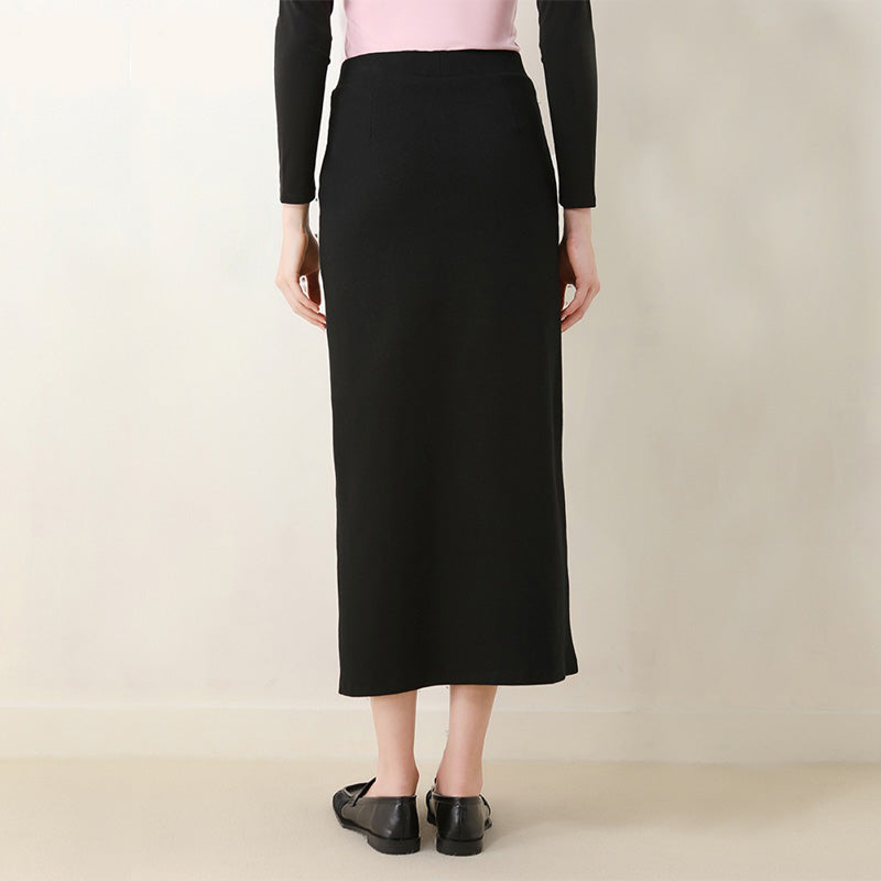 Women's Sexy High Split Elastic Waist Skinny Skirt