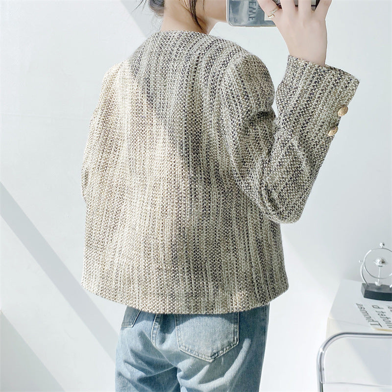 Women's Woven Tweed Jacket