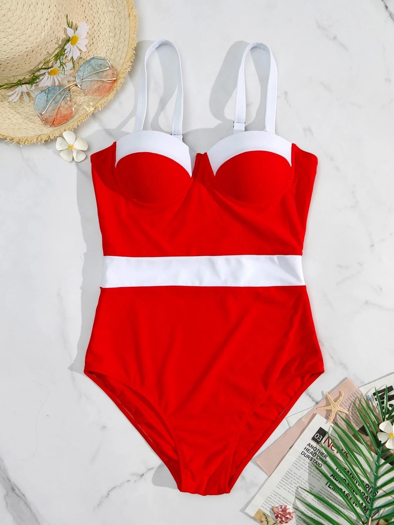 Sexy One-piece Swimwear with Padded Beach Women's Bikini Swimsuits