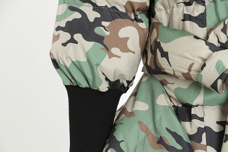 PATON Camouflage Waisted Cotton Jacket