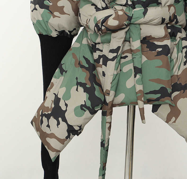 PATON Camouflage Waisted Cotton Jacket