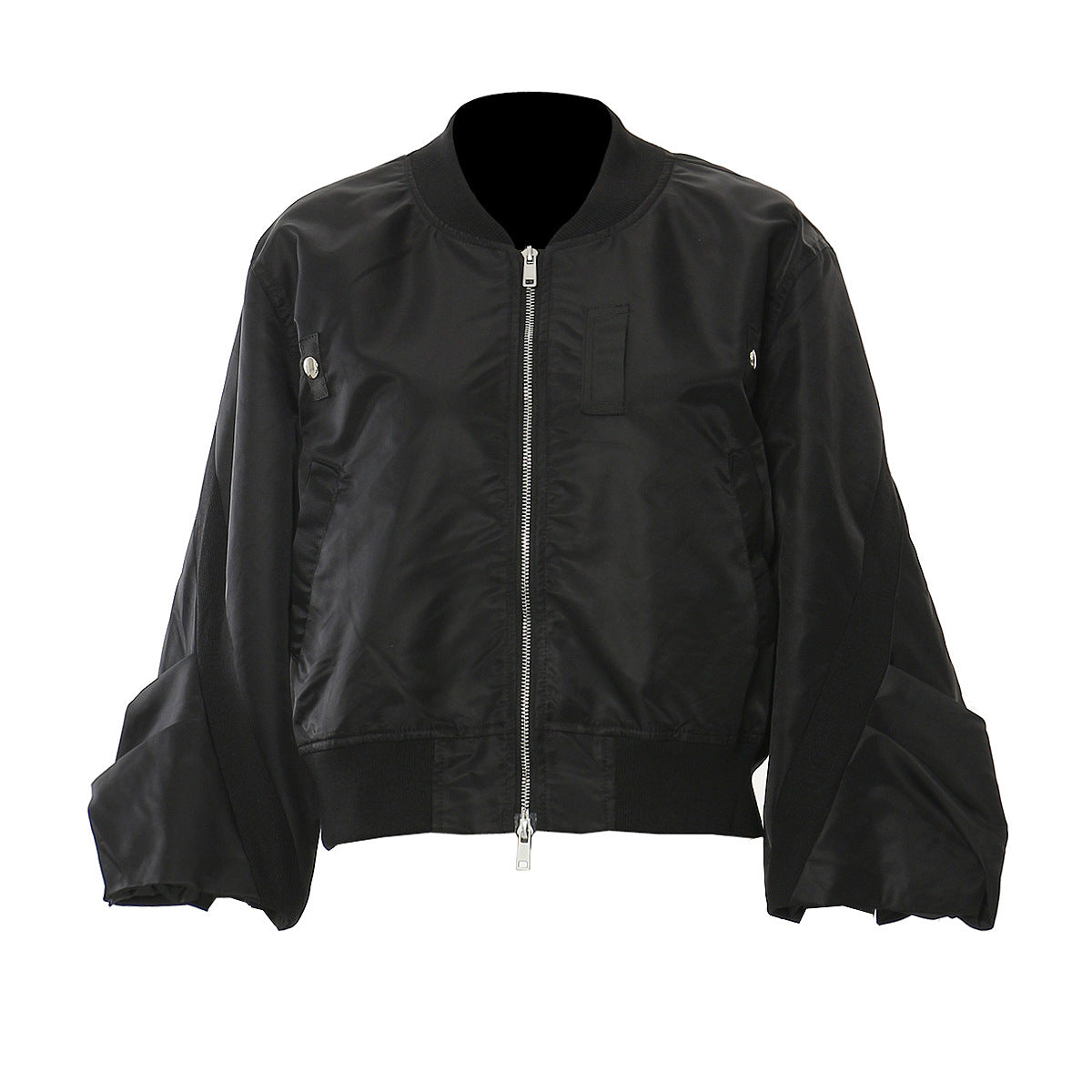 PATON Irregularly Cut Baseball Jacket Coat